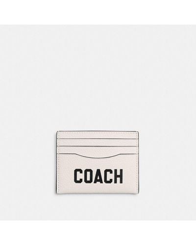 COACH Card Case With Graphic - Metallic