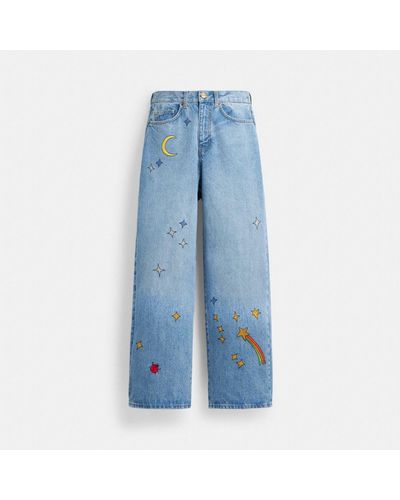 COACH X Observed By Us 90's Fit Denim Jeans - Blue
