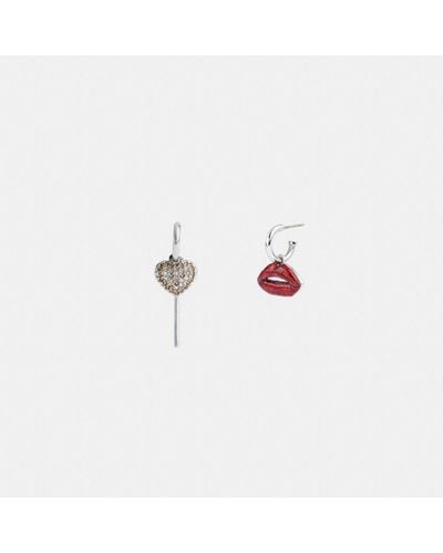 COACH Lollipop And Lips Mismatch Earrings - Multicolour