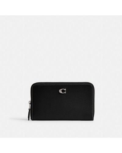 COACH Essential Medium Zip Around Wallet - Black