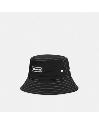 COACH Bucket Hat With - Black