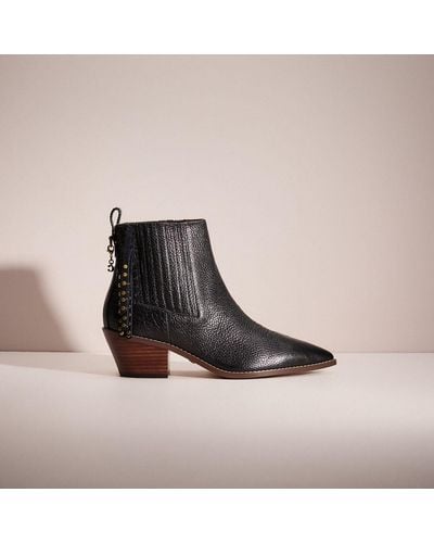 COACH Upcrafted Melody Bootie - Brown