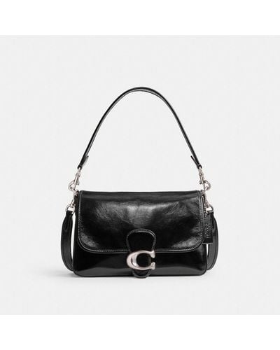 COACH Soft Tabby Shoulder Bag - Black