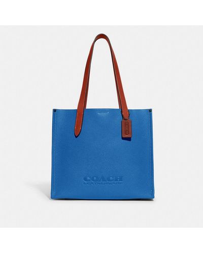 COACH Relay Tote Bag 34 - Blue