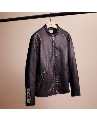 Men's COACH Leather jackets from $898 | Lyst