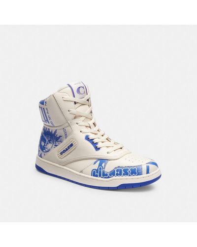 COACH The Lil Nas X Drop C202 High Top Sneaker - Blue