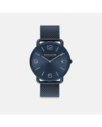COACH Elliot Watch | Contemporary Elegance With Signature Detailing | Fashion Timepiece For Everyday Wear - Blue