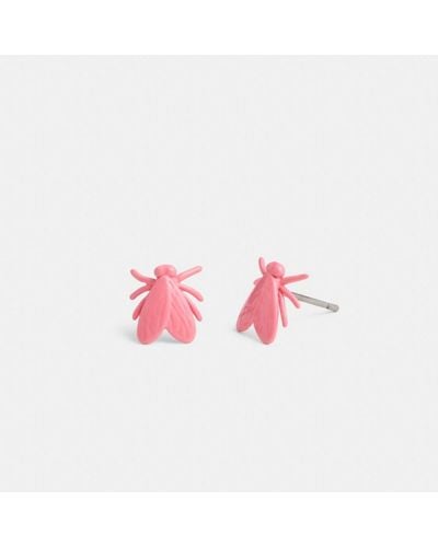 COACH Fly Stud Earrings - Pink