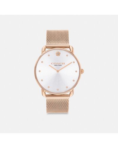COACH Elliot Watch | Elegant And Sophisticated Stles Combined | Premium Quality Timepiece For Everyday Wear | Water Resistant | - White