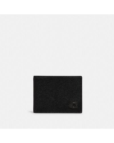 COACH Slim Billfold Wallet - Black