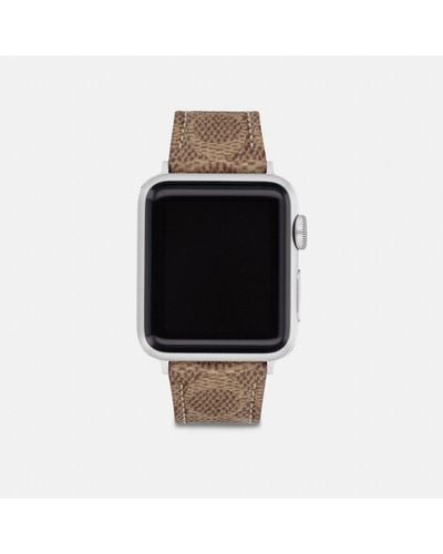 COACH Apple Watch® Strap%2c 38mm And 40mm - Black