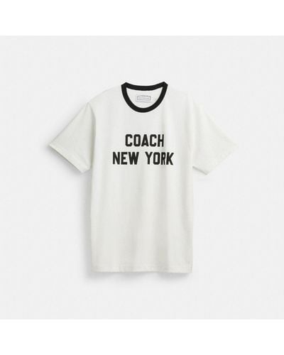 COACH New York T Shirt - White