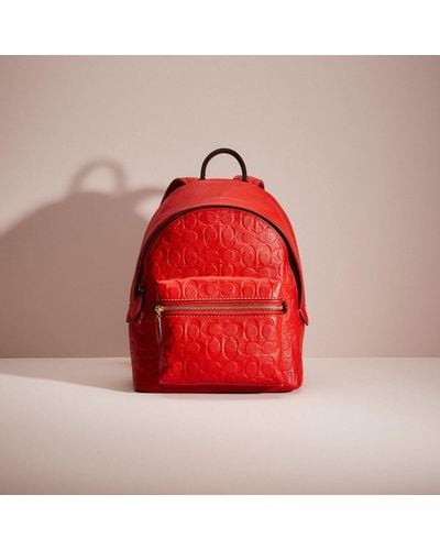 COACH Restored Charter Backpack 24 In Signature Leather