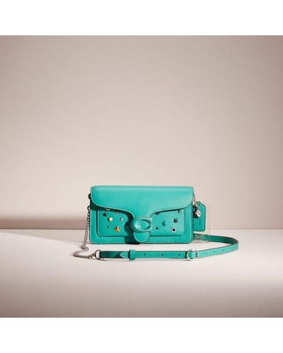 COACH Upcrafted Tabby Chain Clutch - Green
