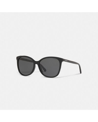 COACH Signature Workmark Square Sunglasses - Metallic