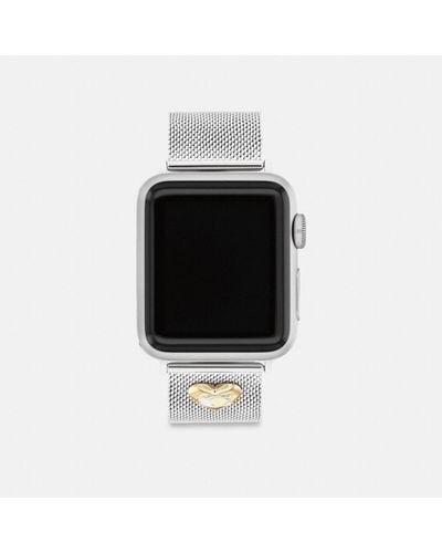 COACH Apple Watch® Strap, 38mm, 40mm And 41mm - Black