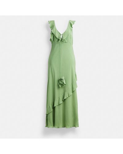 Green COACH Dresses for Women | Lyst
