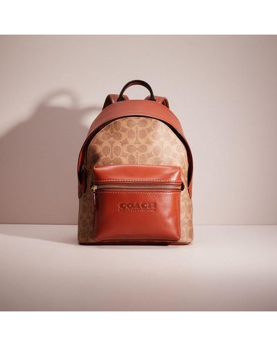 COACH Restored Charter Backpack 18 In Colorblock Signature Canvas