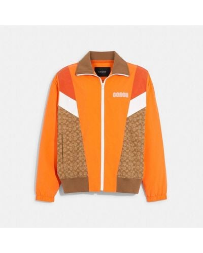 COACH Track Jacket - Orange