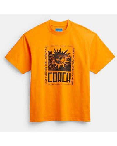 COACH The Lil Nas X Drop Sun T-shirt - Black