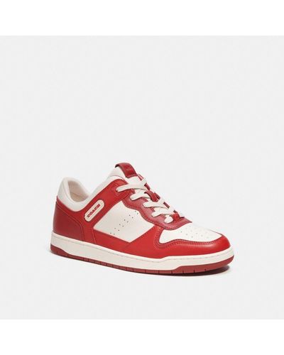 COACH C201 Sneaker - Red