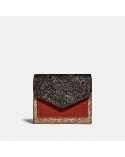 COACH Wyn Small Wallet With Horse And Carriage Print - Multicolour