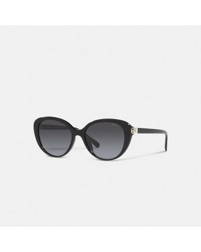COACH Horse And Carriage Cat Eye Sunglasses - Black