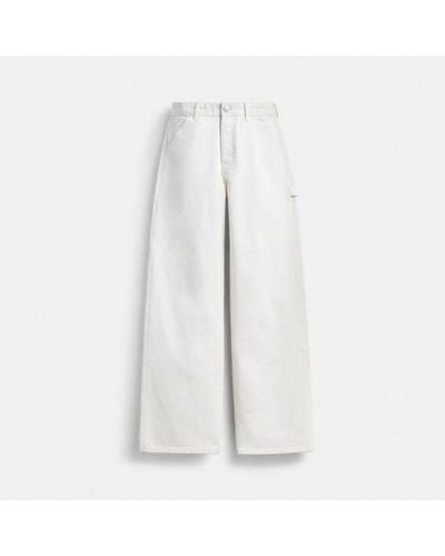 COACH Painter Jeans In Organic Cotton - White