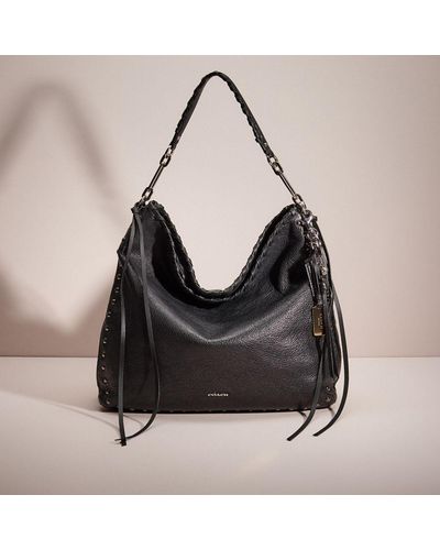 COACH Upcrafted Madison Hobo - Black