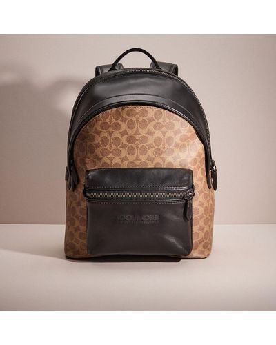 COACH Restored Charter Backpack In Signature Canvas - Black