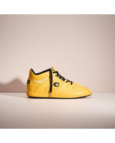 COACH Restored Citysole Mid Top Sneaker - Yellow