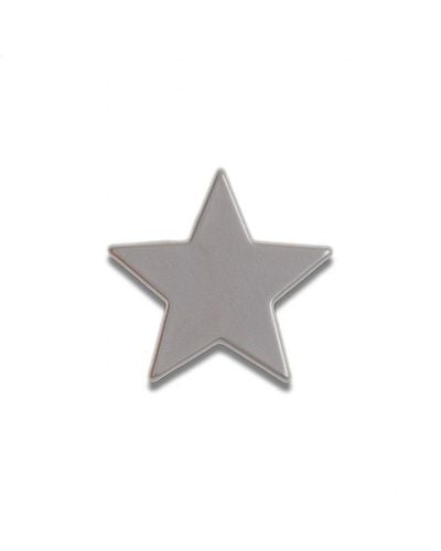 COACH Silver Star Souvenir Pin - Grey