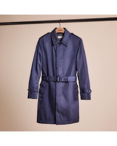 COACH Restored Overcoat - Blue