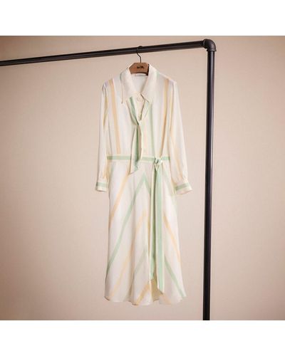 COACH Restored Twenties Shirt Dress - Natural