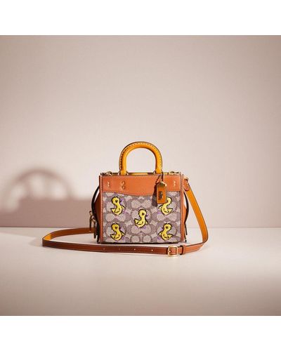 COACH Restored Rogue 17 In Signature Textile Jacquard With Duck Motif - Multicolor