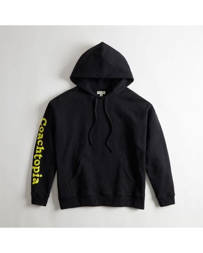 COACH Hoodie In 98 Recycled Cotton 3 Clouds - Black