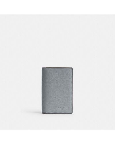 COACH Bifold Card Case - Gray