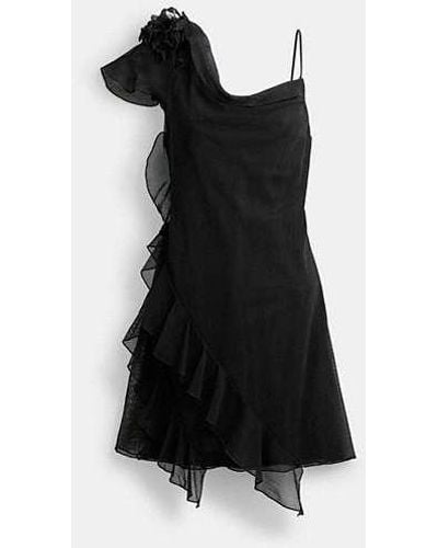 COACH Mini Tulle Dress - Black