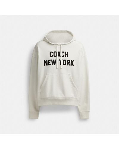 COACH Hoodie Sweatshirt - White