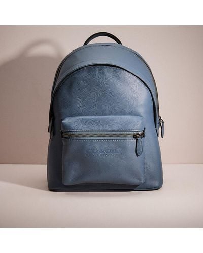 COACH Restored Charter Backpack - Blue
