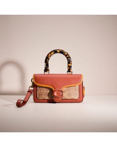 COACH Upcrafted Tabby Crossbody In Signature Canvas - Pink