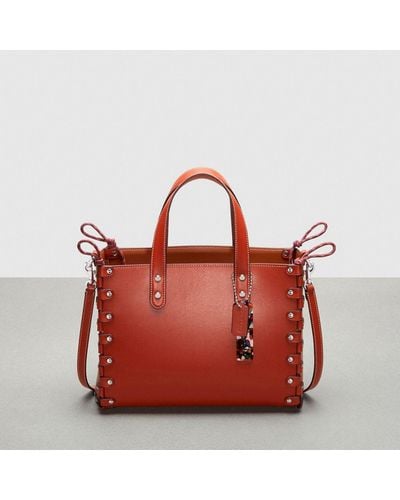 COACH The Re Laceable Tote: Medium - Red