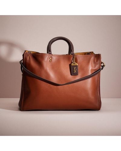 COACH Restored Rogue 39 In Colorblock - Brown