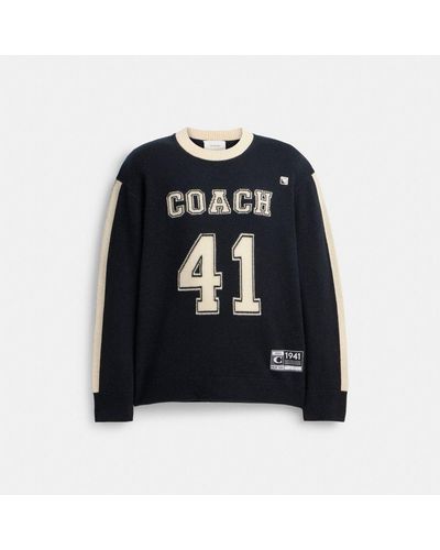 COACH Varsity Sweater - Black