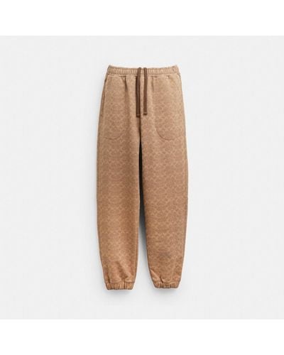 COACH Essential Signature Sweatpants - Brown