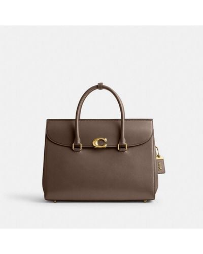 COACH Broome Carryall Bag 36 - Brown