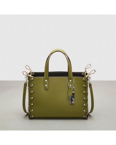 COACH The Re Laceable Tote: Medium - Green
