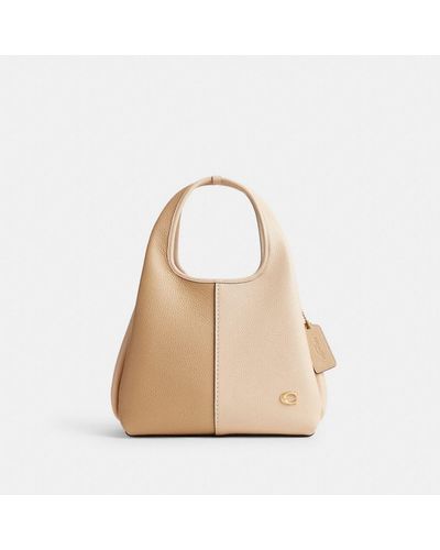 COACH Lana Shoulder Bag 23 In Colorblock - Natural