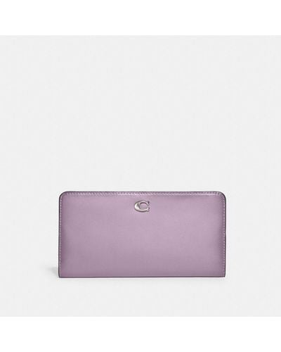 COACH Skinny Wallet - Purple
