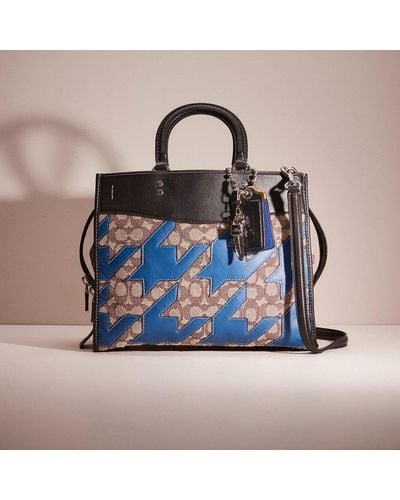 COACH Upcrafted Rogue In Signature Textile Jacquard - Blue